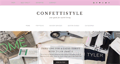 Desktop Screenshot of confettistyle.com